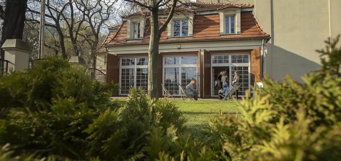 Jedna z przestrzeni wystawienniczo-edukacyjnych – Wozownia 1/5