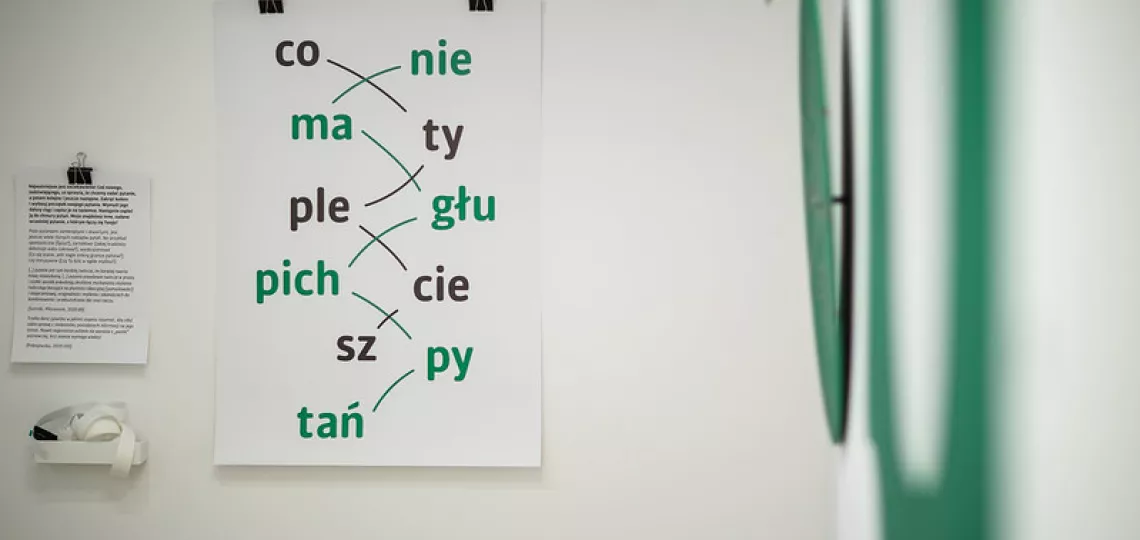 Zdjęcie z otwarcia PYTAJNIKA (fot. Bartosz Kałużny / CKiPR UŁ)